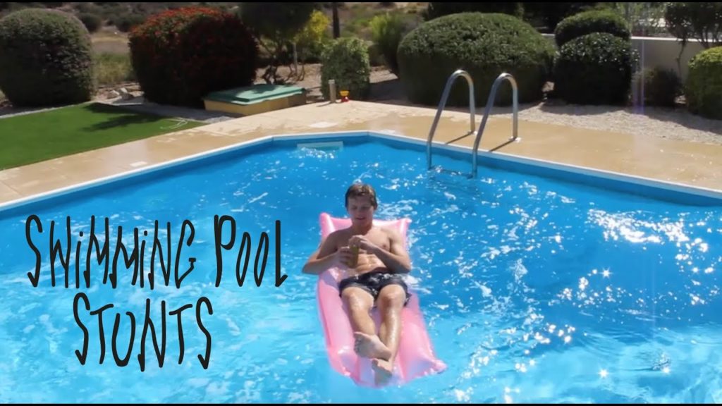 Amazing Swimming Pool Stunts!