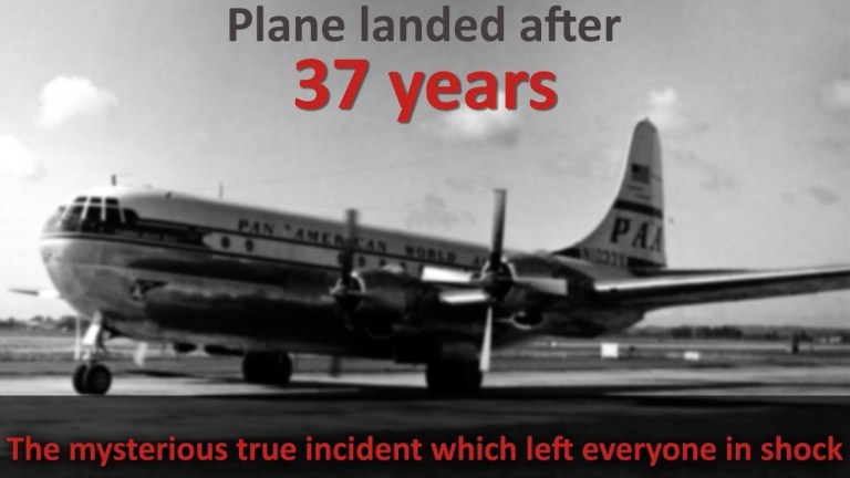 A Plane Disappeared and Landed 37 years later