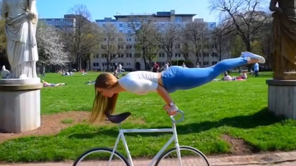 Amazing Artistic Cycling Tricks by Viola Brand!