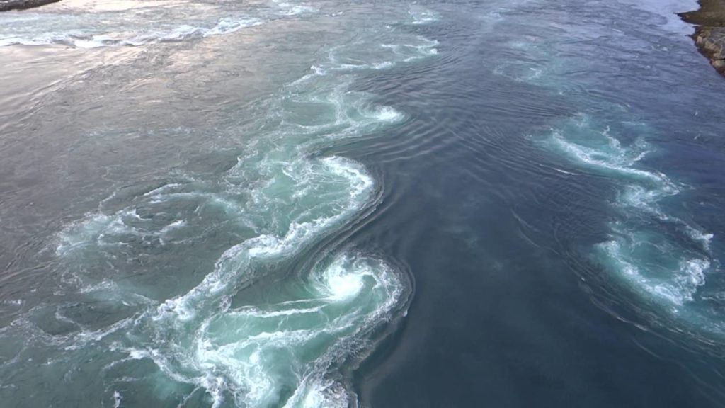 How Deep is the World’s Strongest Maelstrom?